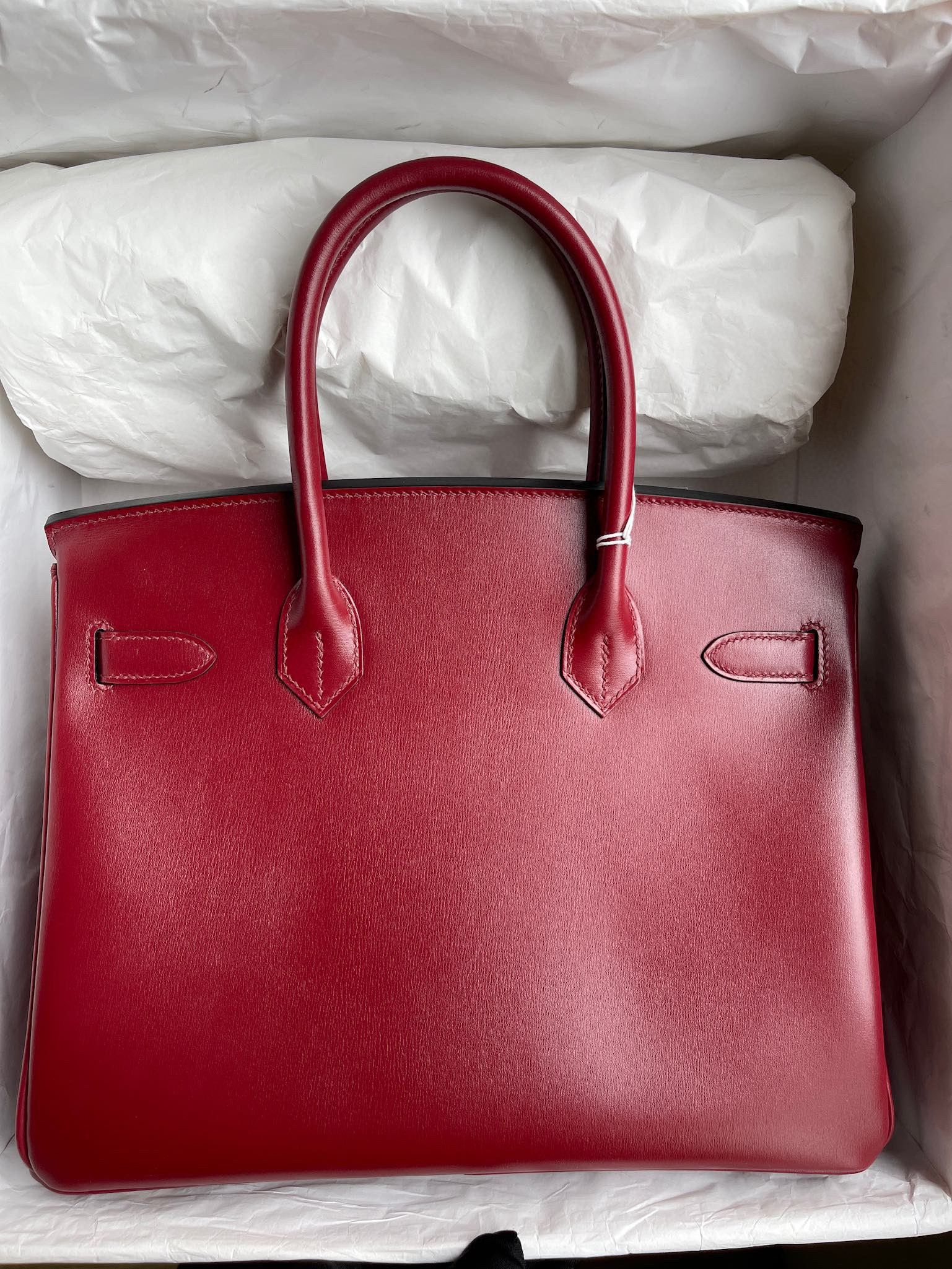 Hermes Birkin 30CM Boxcalf Rough H Gold Hardware Full Handmade