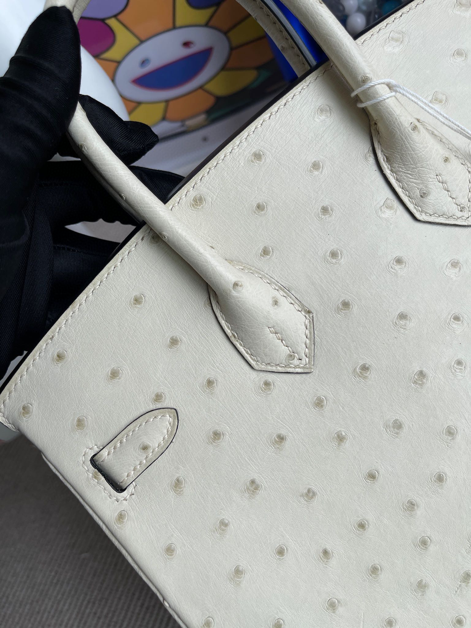 Hermes Birkin 25CM South Africa Klein Karoo Ostrich 3C Parchemin Gold Hardware Full HandMade