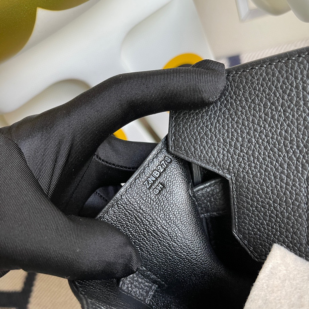 Hemres Birkin 30CM Togo CK89 Noir Gold Hardware