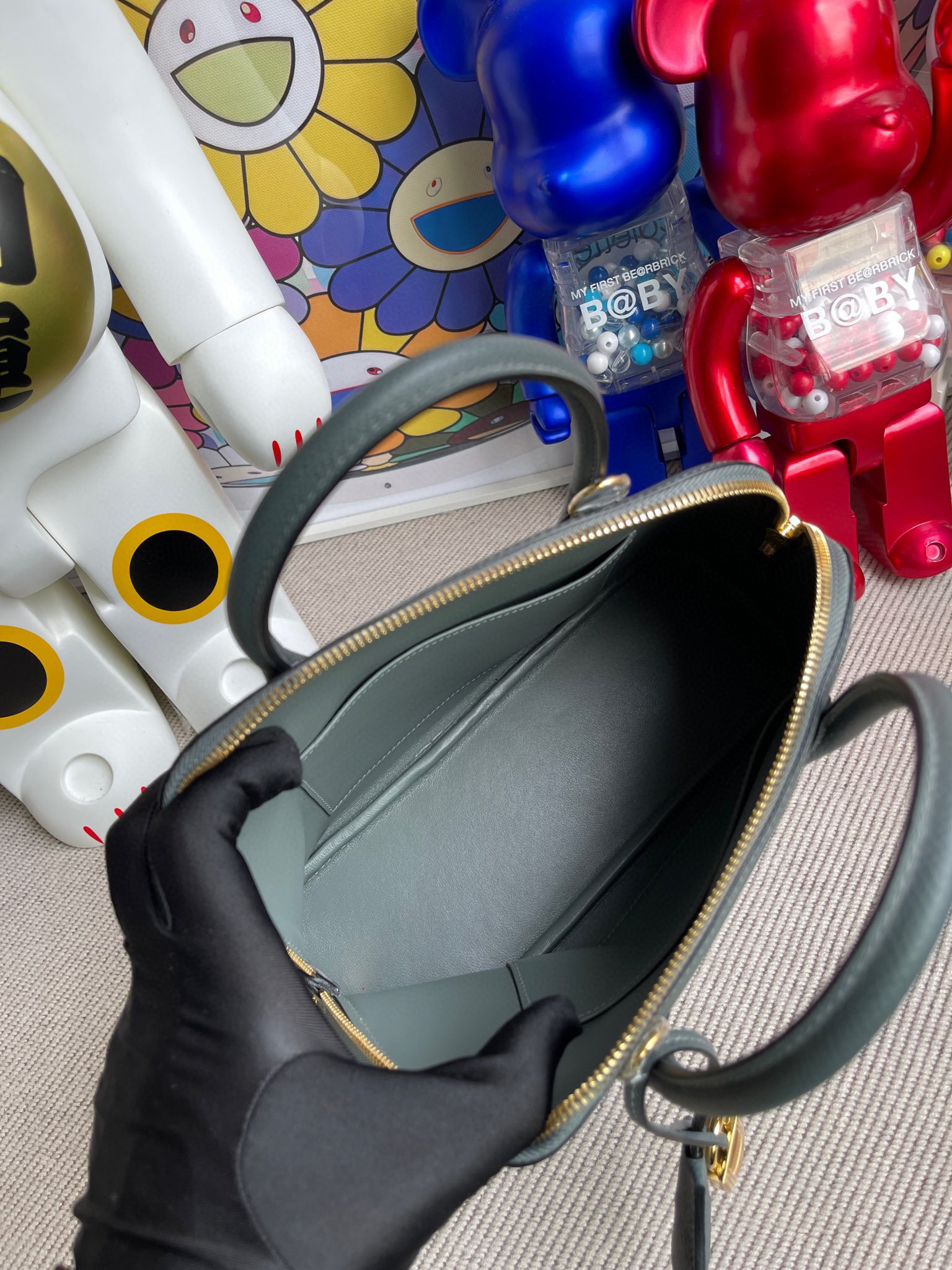 2021 New Hermes Bolide 25CM Epsom Y7 Bleu Orage GHW Handmade