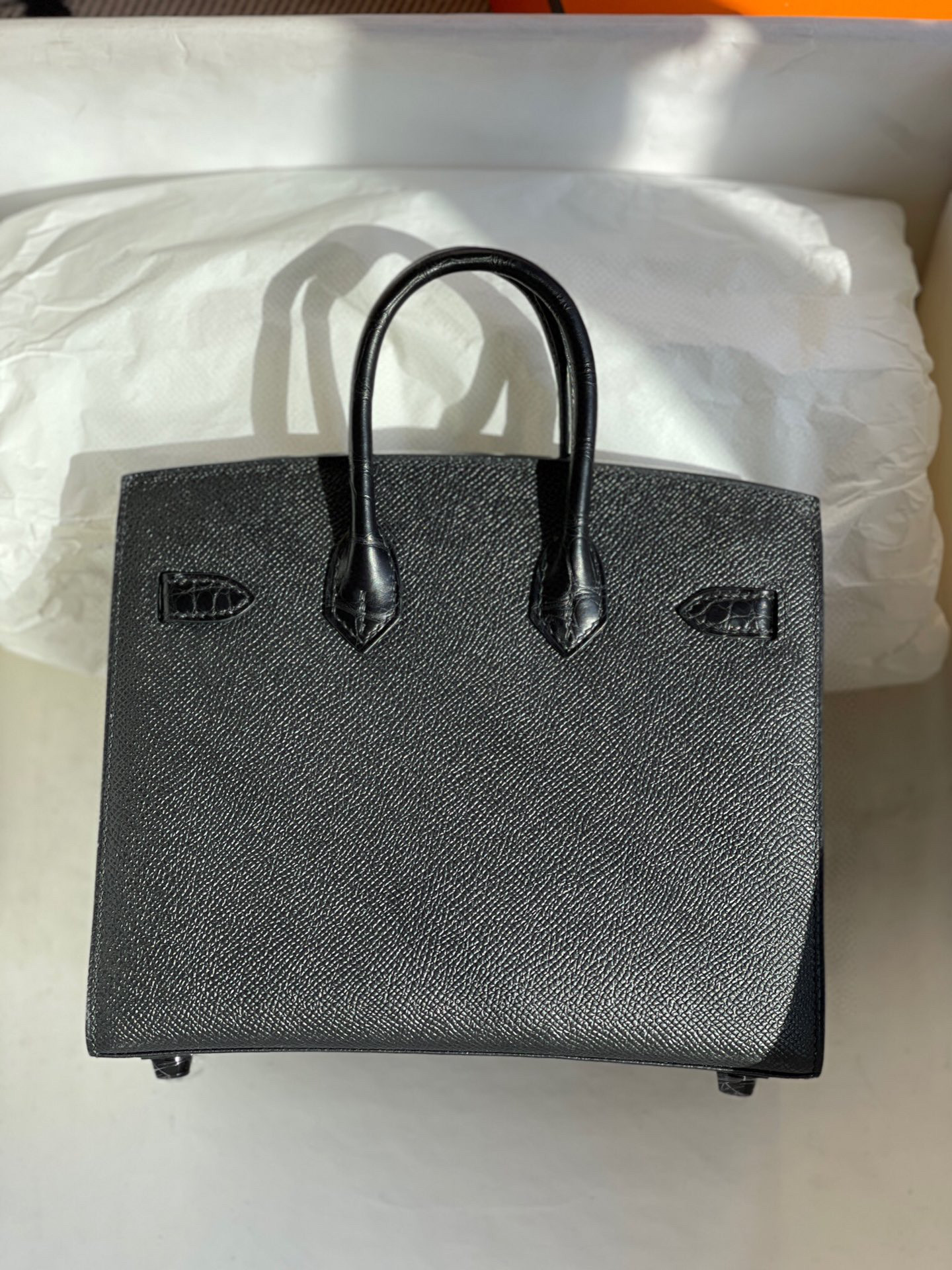 Hermes Birkin 20CM House Bags Nior So Black Limited Edition